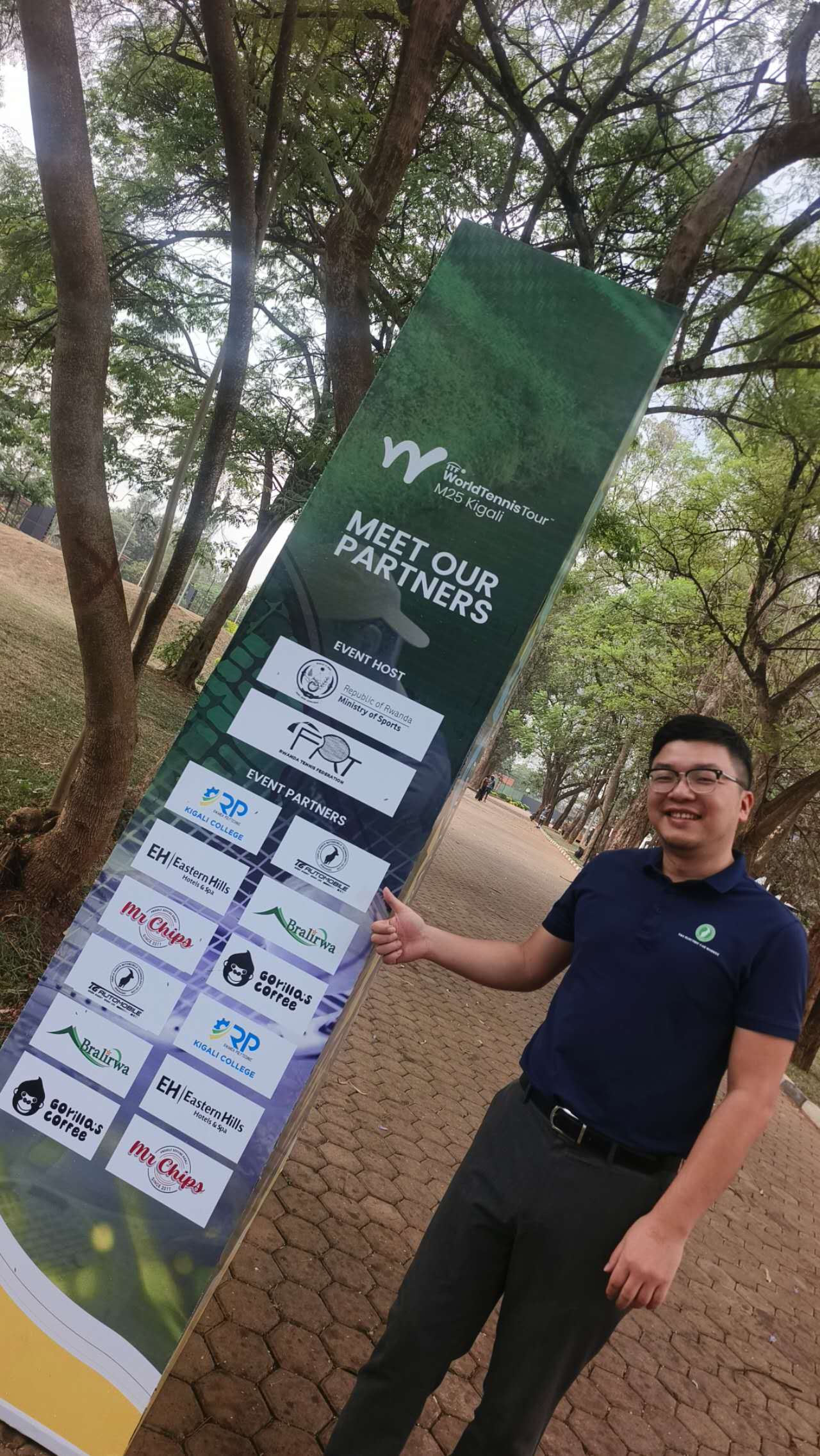 World Tennis Tour M25 Kigali — match in progress