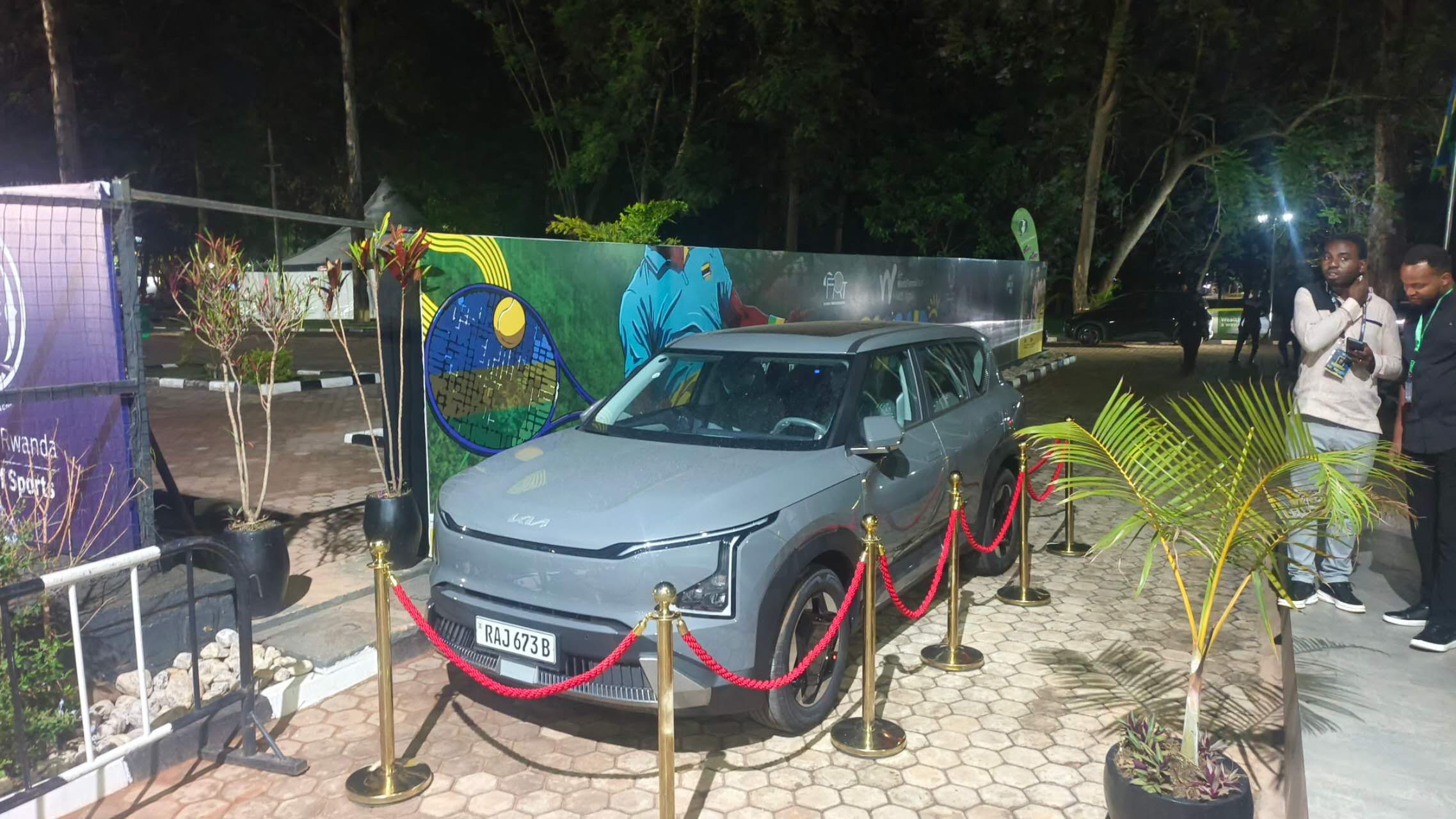 World Tennis Tour M25 Kigali — court side view