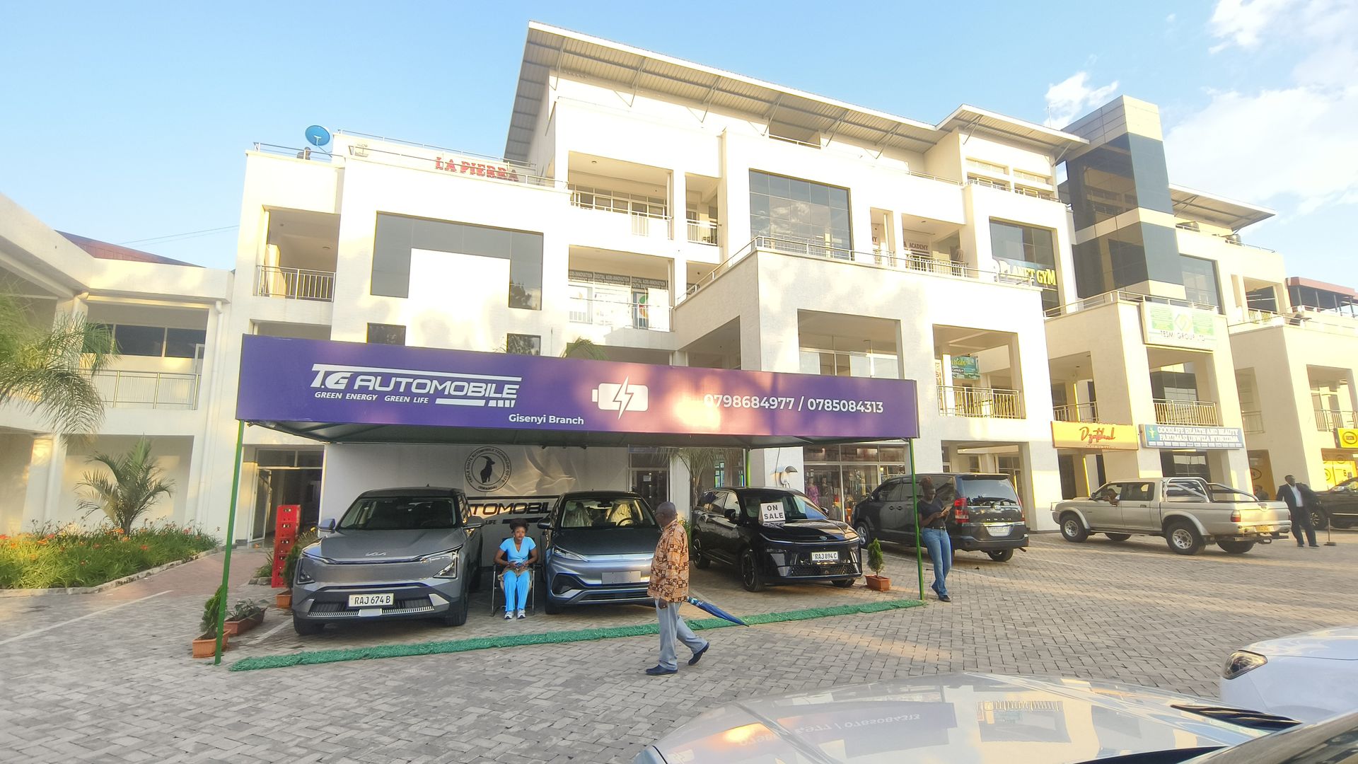 Triple Goats Gisenyi showroom exterior — Rubavu